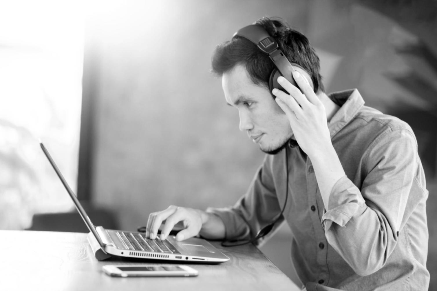Financial planning workspace with documents and digital tools